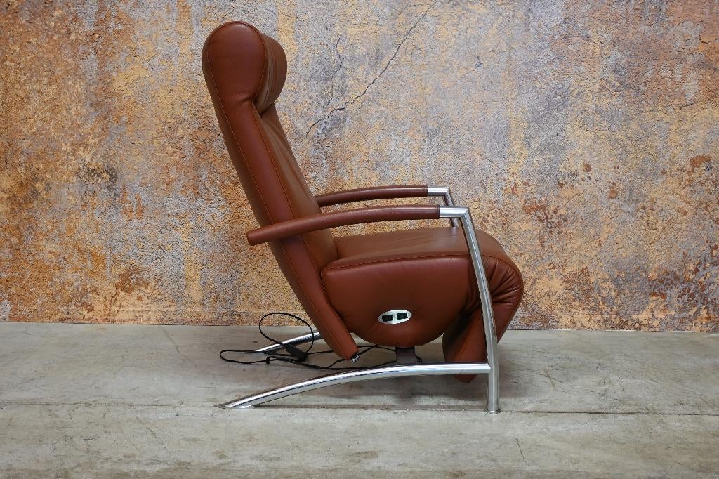 ZGANieuw Leolux Helical electrisch verstelbare relaxfauteuil, Huis en Inrichting, Fauteuils, Leolux, Leolux, 75 tot 100 cm, Ophalen of Verzenden