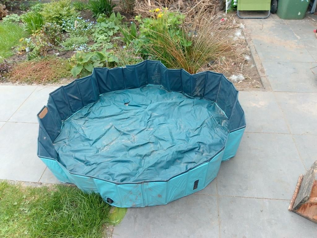 Hondenzwembad - Opvouwbaar en Draagbaar, Tuin en Terras, Zwembaden, Gebruikt, Minder dan 80 cm, Ophalen of Verzenden, Minder dan 200 cm