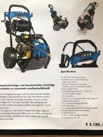 Krachtige hogedrukreiniger met benzinemotor, Ophalen of Verzenden, Nieuw, Benzine, Met regelbare waterdruk