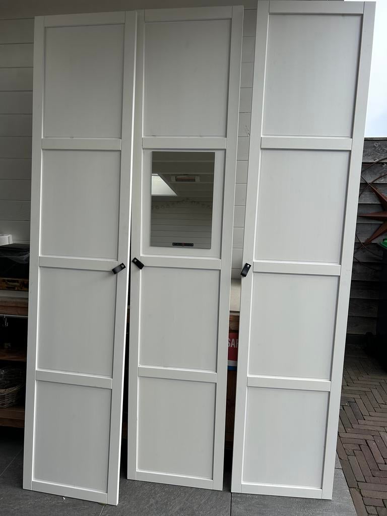 IKEA pax deur Bergsbo zonder scharnieren, wit, 50x229cm, Ophalen, Gebruikt, Minder dan 80 cm, Binnendeur