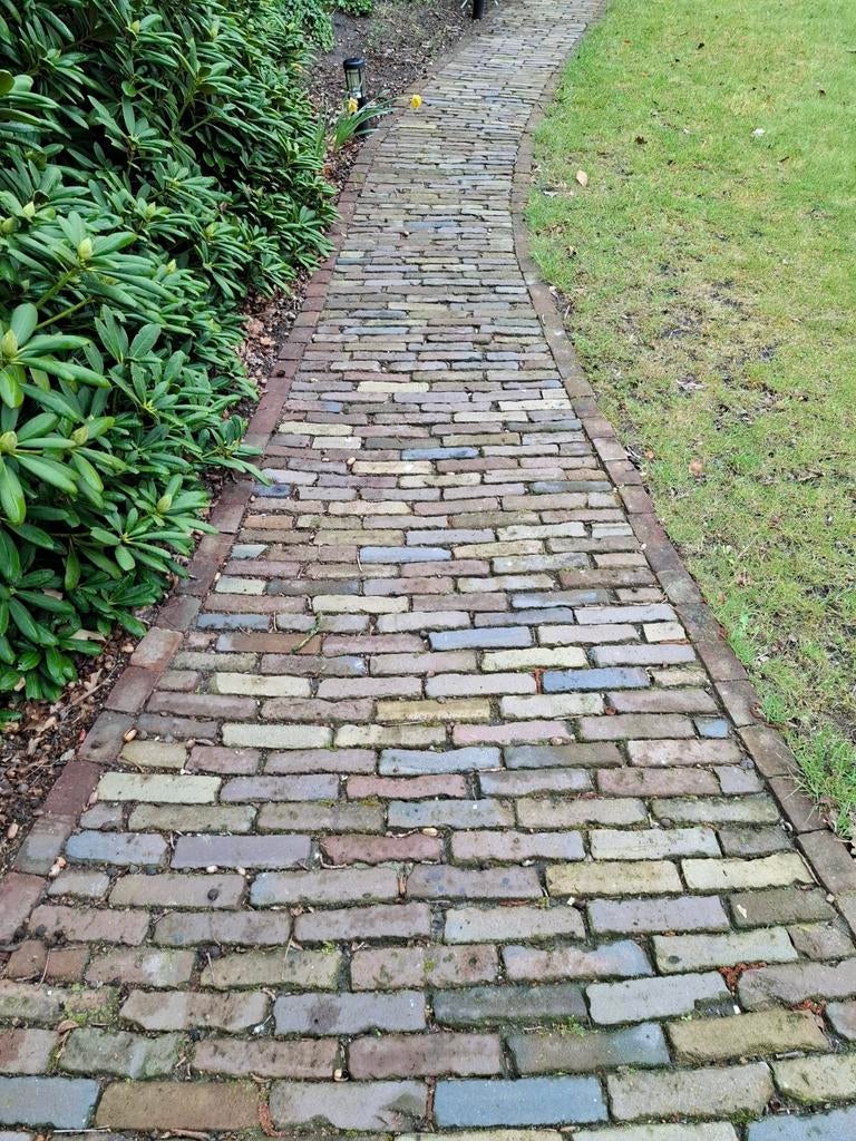 Oude waaltjes 375 stuks, ong. 4m2, Tuin en Terras, Tegels en Klinkers, Ophalen, Gebruikt, Minder dan 5 m², Klinkers