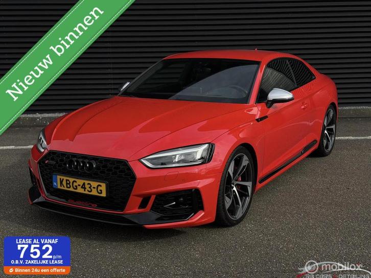 Audi RS 5 2.9 TFSI RS 5 quattro, B&O, HUD, Milltek, 360, ACC, Auto's, Audi, Bedrijf, Te koop, RS5, 360° camera, 4x4, ABS, Achteruitrijcamera