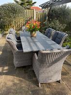 tuintafel graniet 6 personen, Ophalen, Zo goed als nieuw, Rechthoekig, Overige materialen