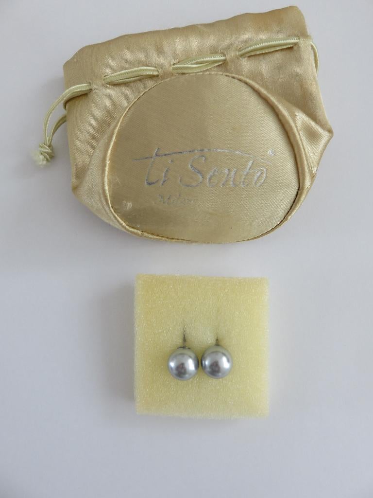 Zinzi parel oorbellen zilver nieuw!, Hangers, Verzenden, Nieuw, Zilver