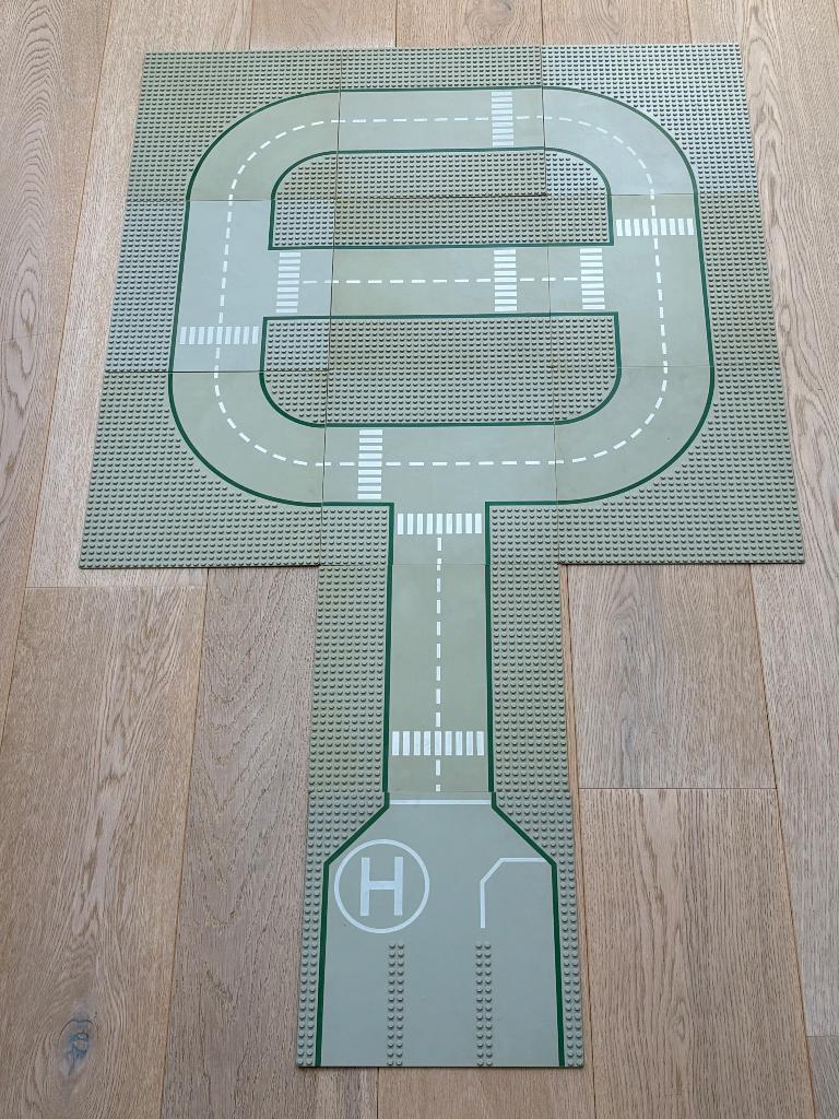 11 lego wegplaten, Lego, Ophalen of Verzenden, Grondplaat, City
