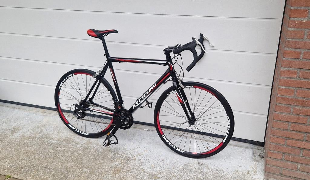 KS Cycling racefiets - Zwart/Rood, 53 tot 57 cm, Ophalen, Overige merken, Minder dan 10 versnellingen