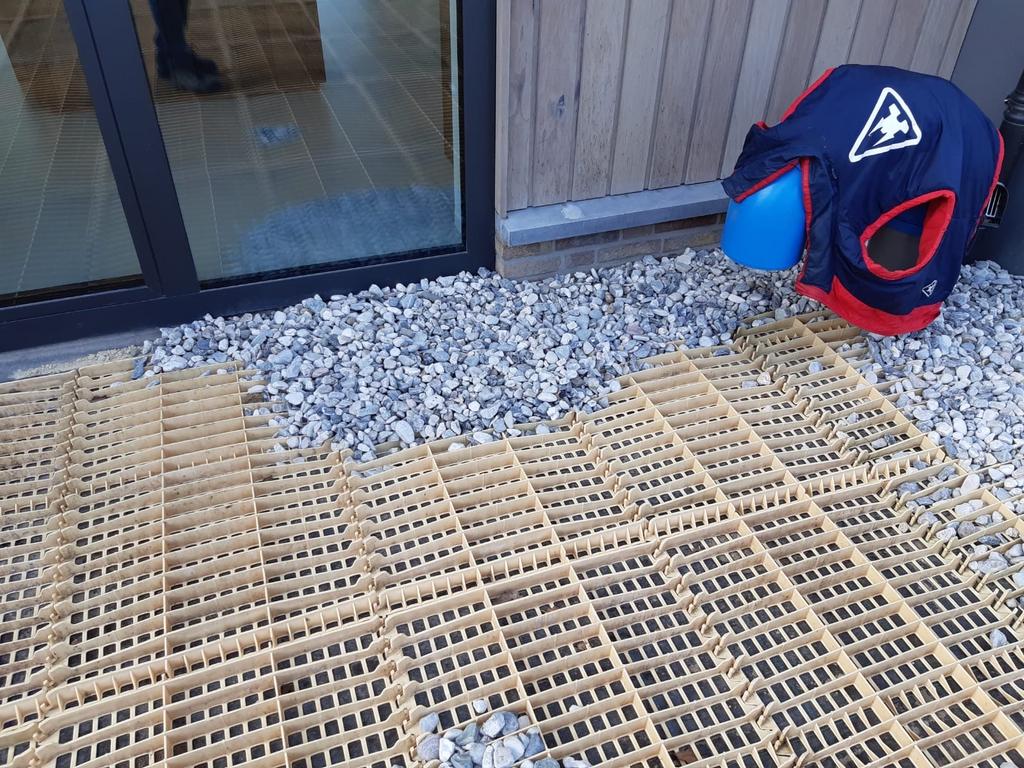 Grindroosters voor oprit of laan, Tuin en Terras, Grind, Keien en Split, Overige materialen, Beige, Overige typen, Ophalen of Verzenden