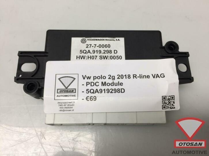 vw polo 2g 2018 vag pdc module 5qa919298d, Gebruikt, Volkswagen, Volkswagen AG, Berliner Ring 2
38440  Wolfsburg, DE