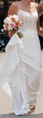 Mooie trouwjurk (maat 36), Ophalen, Zo goed als nieuw, Wit, Trouwjurk