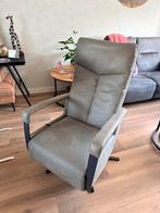 Groene relaxfauteuil met 3 mangohouten tafeltjes, 75 tot 100 cm, Ophalen of Verzenden, Zo goed als nieuw, 75 tot 100 cm