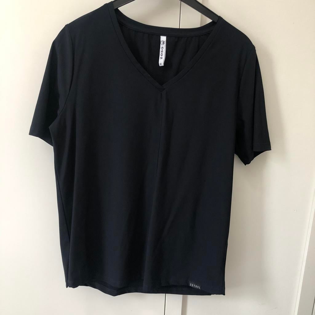 Nooit dragen shirt ZOSO mt. M. Travelstof. Donkerblauw., Maat 38/40 (M), Blauw, Nieuw, Ophalen of Verzenden