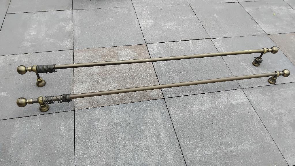 koperen gordijnroede, Ophalen, Gebruikt, 150 tot 200 cm, Minder dan 100 cm