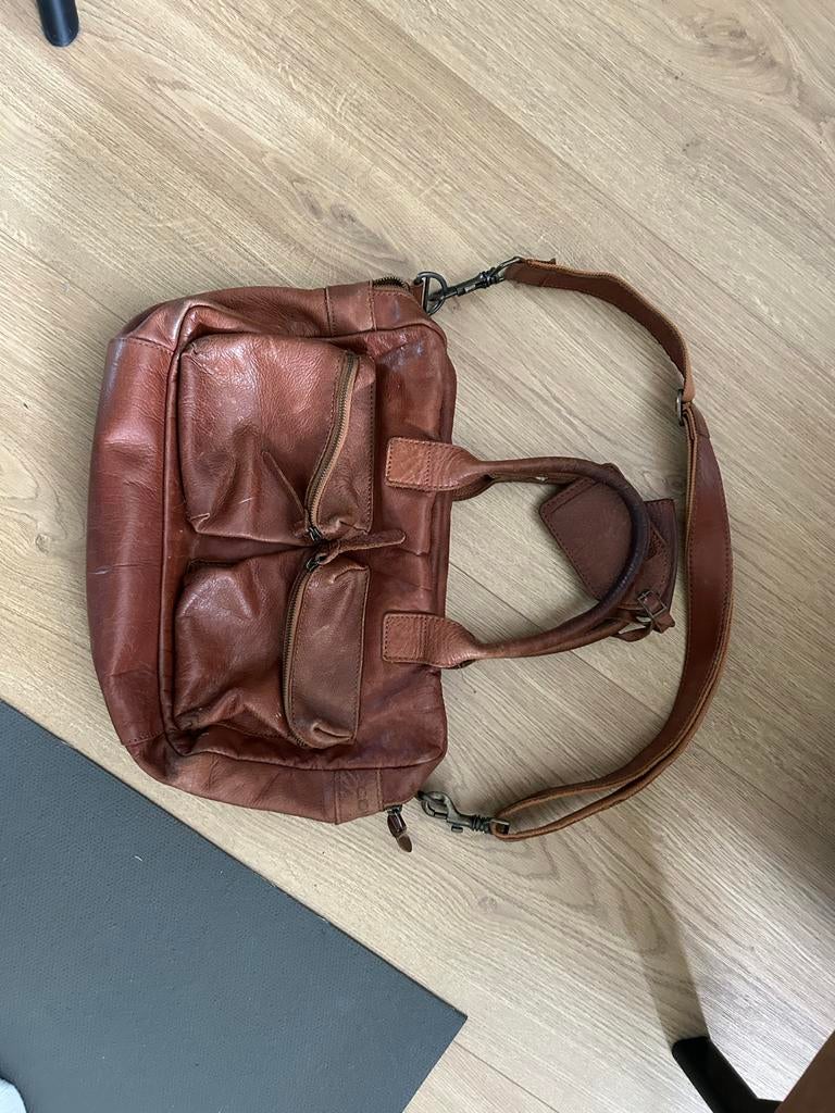Cowboy’s tas gebruikt, Ophalen of Verzenden, Gebruikt, Bruin, Handtas