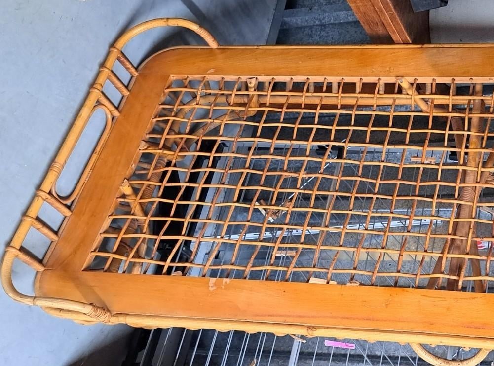 rotan bed, Ophalen, Overige materialen, Gebruikt, Eenpersoons