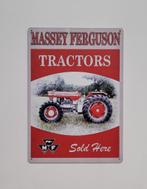 Massey Ferguson Tractors sold here reclamebord van metaal, Ophalen of Verzenden, Nieuw, Auto's
