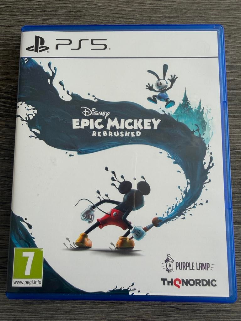 Disney Epic Mickey Rebrushed PS5, 1 speler, Zo goed als nieuw, Vanaf 7 jaar, Ophalen