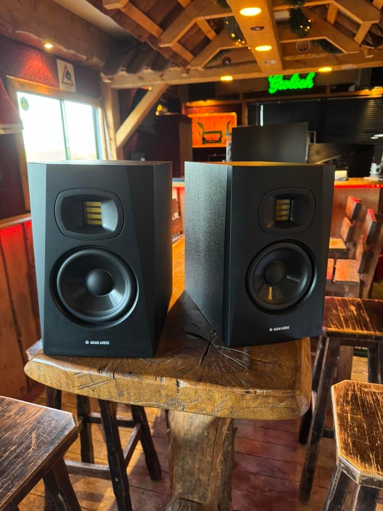 Set Adam T5V Studio Monitors Speakers *nieuwstaat*, Audio, Tv en Foto, Luidsprekers, Overige merken, Ophalen of Verzenden, Zo goed als nieuw