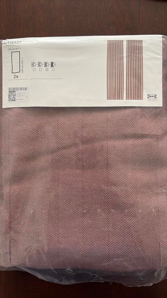 NIEUW | Ikea Tibast gordijn, 100 tot 150 cm, 200 cm of meer, Nieuw, Ophalen of Verzenden