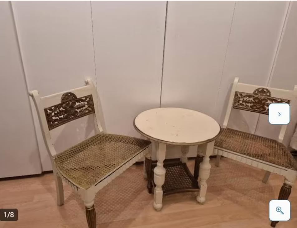 tafel stoelen, Huis en Inrichting, Tafels | Eettafels, Ophalen, Gebruikt, Rechthoekig, 50 tot 100 cm