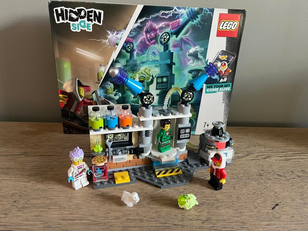 Lego Hidden Side - Paranormaal Laboratorium, Ophalen of Verzenden, Zo goed als nieuw, Complete set, Lego