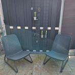 Keter Rio balkonstoelen 2 stuks - Gebruikt maar netjes, Ophalen