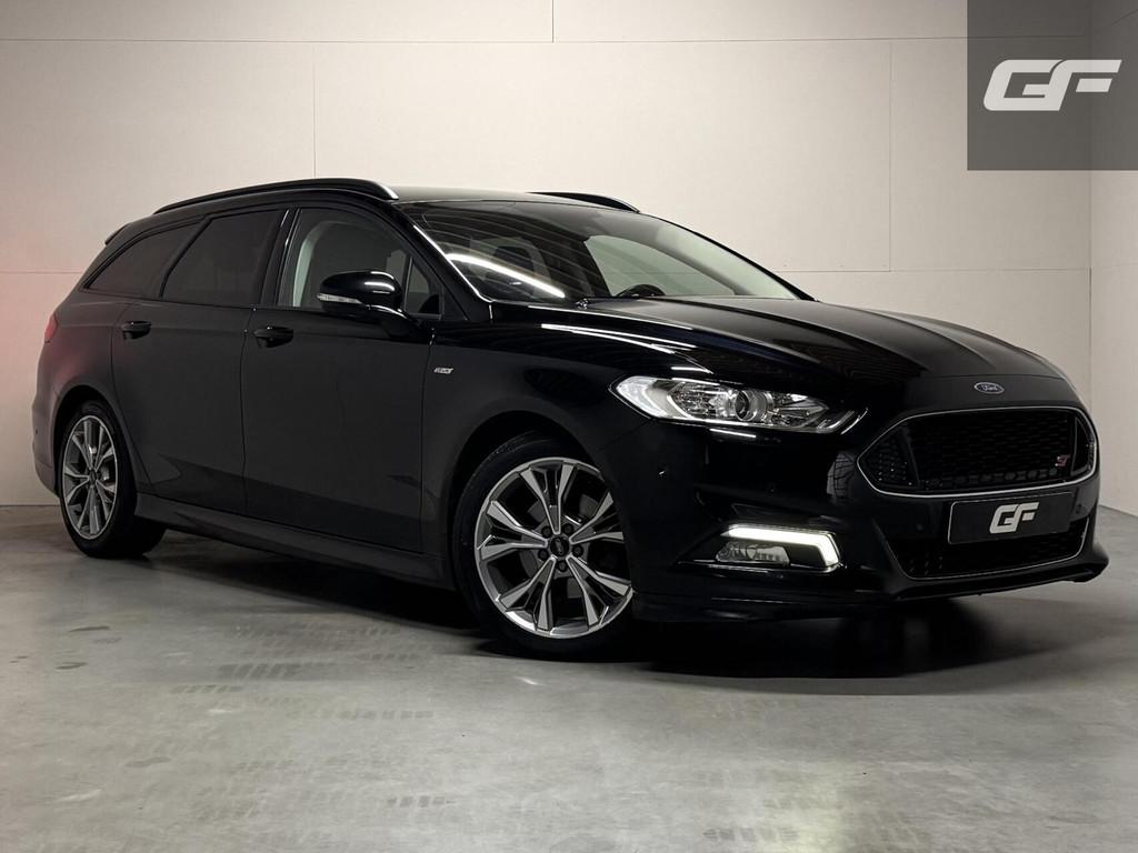 Ford Mondeo Wagon 2.0 ST-Line Carplay Memory PDC Sfeer, Auto's, Ford, 4 cilinders, Leder en Stof, Zwart, 1484 kg