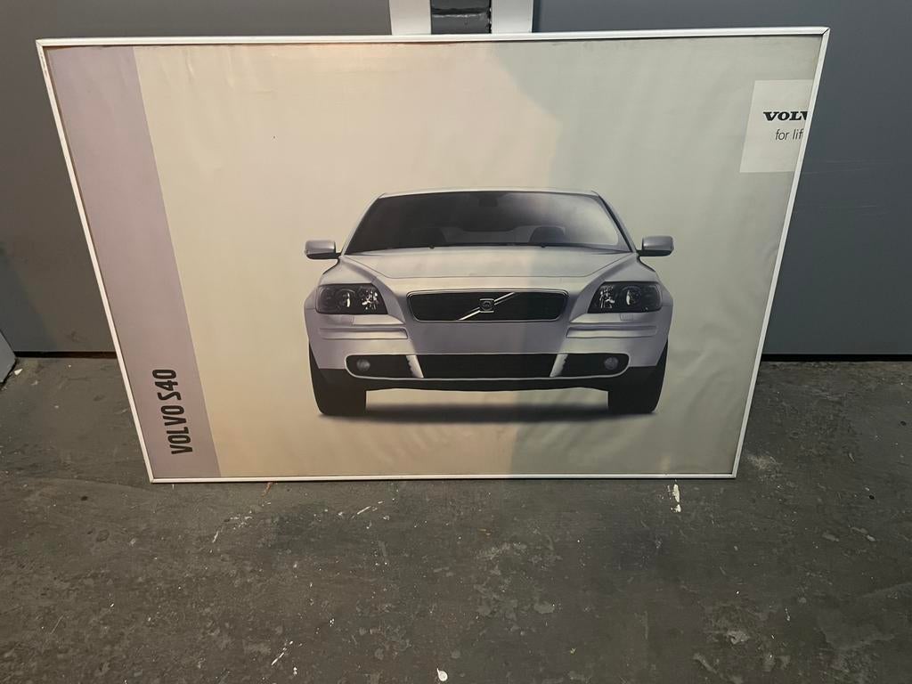 VOLVO s40 poster, Ophalen, Zo goed als nieuw, Auto's