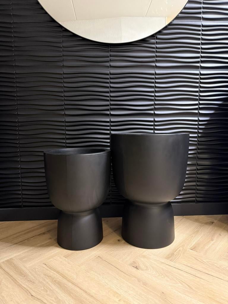 Elho Amber Coupe bloempot plantenpot nieuw, Tuin en Terras, Bloempotten, Kunststof, 40 cm of meer, Rond, Nieuw