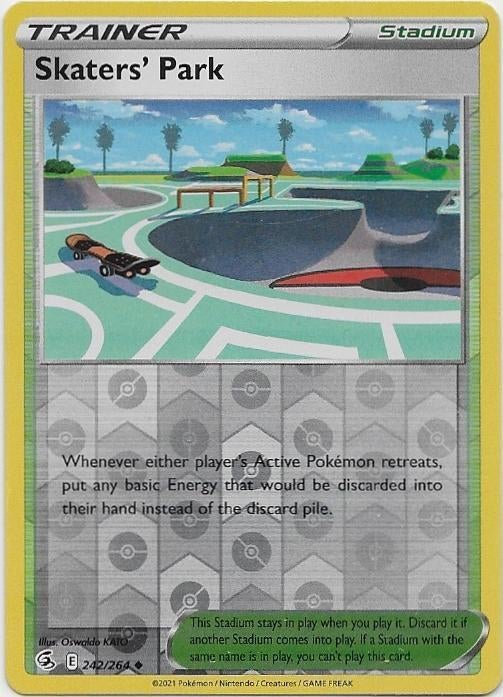 Fusion Strike,  Skaters'Park [reverse] 242/264, Verzenden, Nieuw, Losse kaart