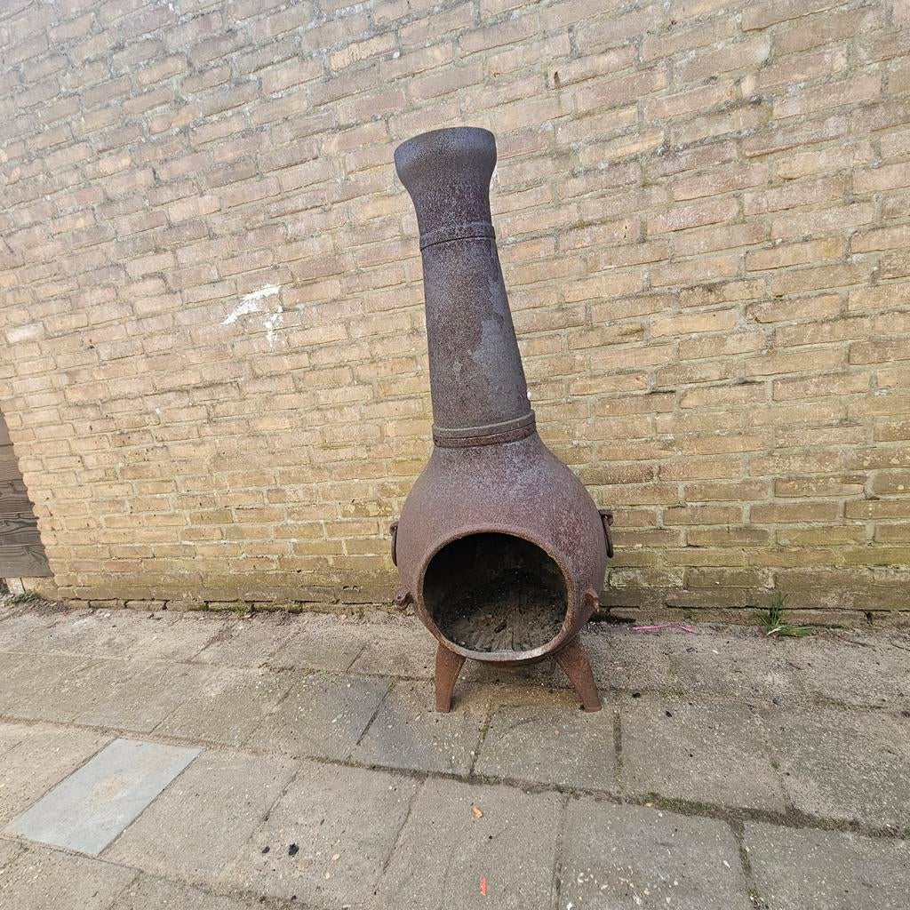 Vuurkorf / Terrashaard van gietijzer, Ophalen, Gebruikt, Vuurkorf