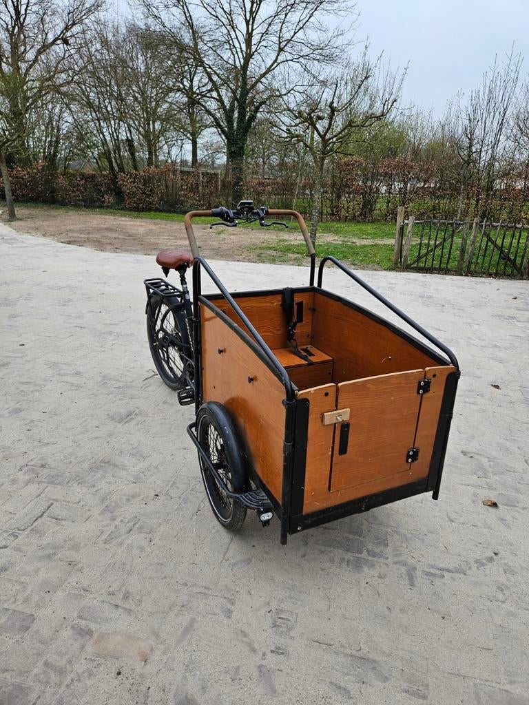 Bakfiets Qivelo Ananda Deluxe - Elektrisch, Fietsen en Brommers, Fietsen | Bakfietsen, Overige merken, 4 kinderen of meer, Gebruikt