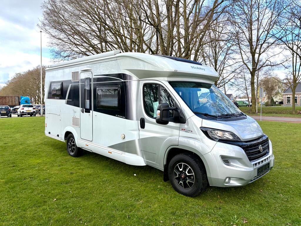 Fiat Hobby Optima De Luxe 50 Years Edition#38DKM#130pk Euro6, Caravans en Kamperen, Campers, Ringverwarming, Fiat, Hobby, Luifel