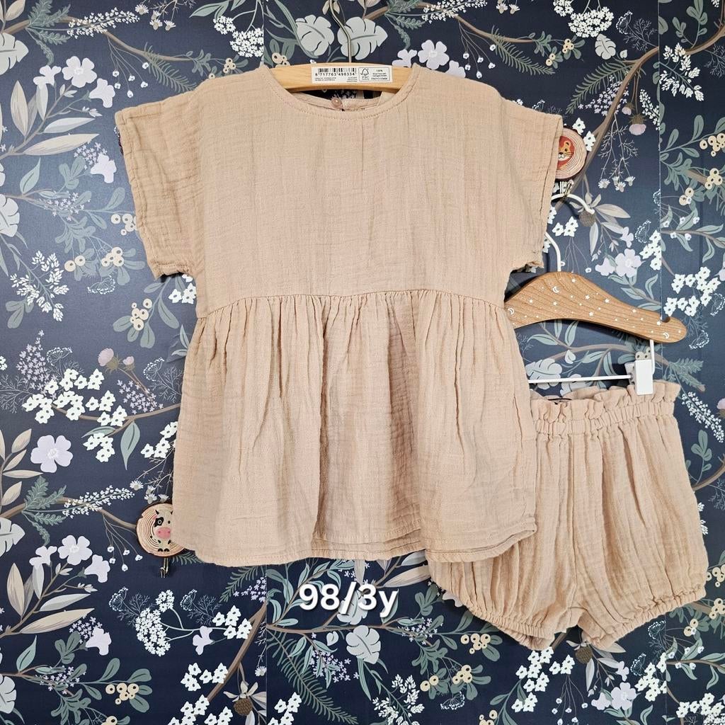 Hydrofiele set top en broekje maat 92/98 marmar copenhagen, Ophalen of Verzenden, Nieuw, Meisje