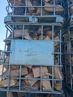 Halfdroog haardhout 100% eik, grof gekloofd!, 6 m³ of meer, Ophalen, Eikenhout, Blokken