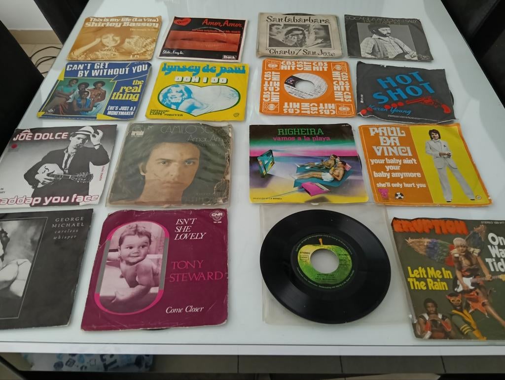 170 singles, Cd's en Dvd's, Vinyl Singles, Ophalen of Verzenden, Gebruikt