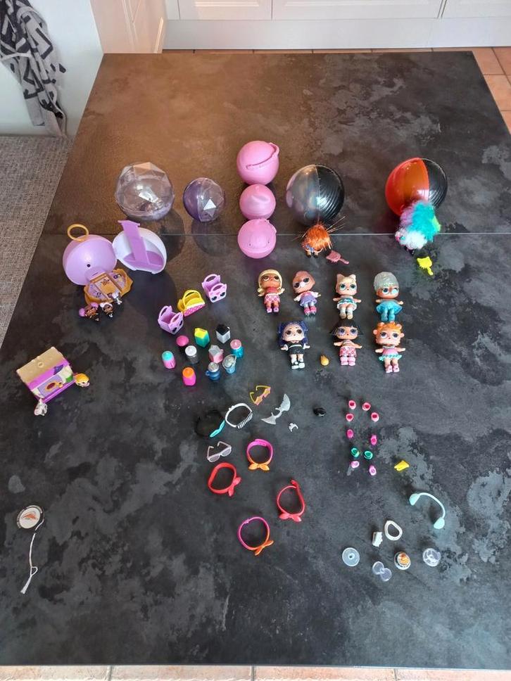 Grote set LOL Surprise poppen en accessoires, Kinderen en Baby's, Speelgoed | Poppen, Gebruikt, Overige typen, Ophalen of Verzenden