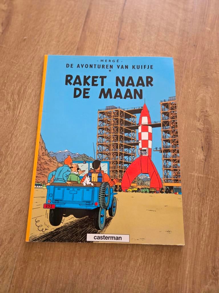 7 kuifje stripboeken, Meerdere stripboeken, Ophalen of Verzenden, Gelezen, Hergé