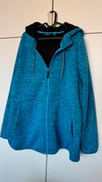 Gebreide jas met voering Ulla Popken maat 50-52, Ophalen of Verzenden, Nieuw, Blauw, Jas of Mantel