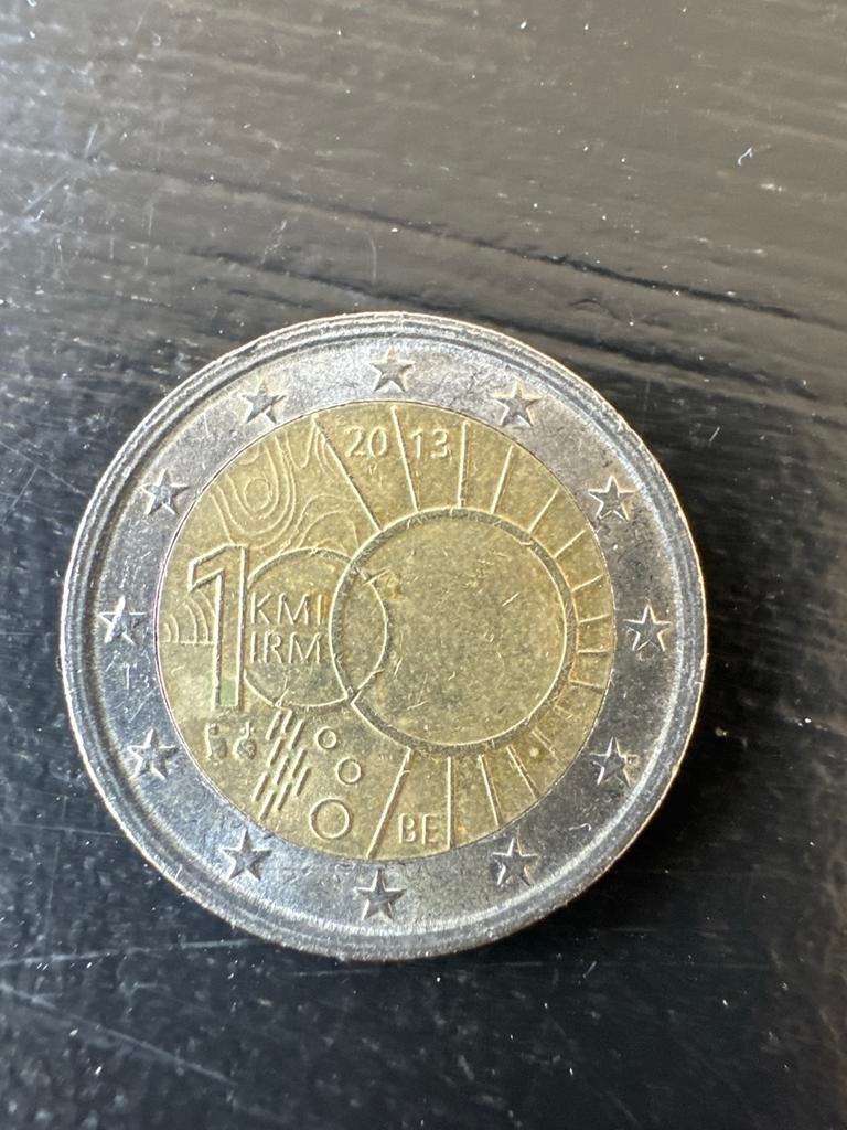 2 euromunt België 2013 KMI/IRM, Postzegels en Munten, Munten | Europa | Euromunten, Ophalen of Verzenden, België, 2 euro, Losse munt