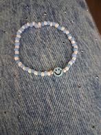Handgemaakte armbandjes met vrolijke smiley, Sieraden, Tassen en Uiterlijk, Armbanden, Overige materialen, Blauw, Nieuw, Ophalen of Verzenden