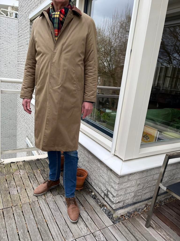 English Hatter jas, Ophalen, Maat 52/54 (L), Bruin, Zo goed als nieuw