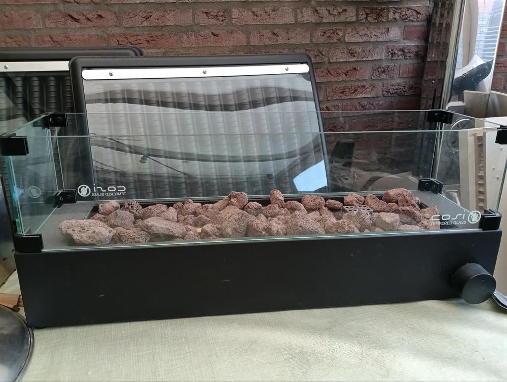 Cosi vuurtafel / sfeerhaard met lavastenen, Ophalen, Zo goed als nieuw