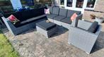 7 pers Loungeset met losse fauteuil, Ophalen of Verzenden, Gebruikt, Wicker, Bank