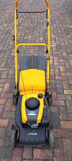 Stiga grasmaaier 43 cm met vangbak, Tuin en Terras, Grasmaaiers, Ophalen, Cirkelmaaier, Gebruikt, Stiga