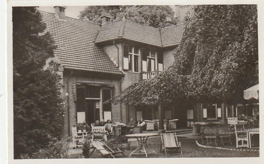 Beekbergen hotel restaurant Luctor et emergo  kerkweg 28, Ophalen of Verzenden, 1940 tot 1960, Gelopen, Gelderland