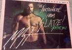 Handtekening Manu Bennet Arrow Spartacus the hobbit, Ophalen of Verzenden, Nieuw
