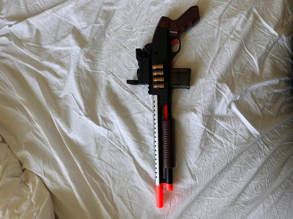 Speelgoed wapen shotgun, Ophalen of Verzenden, Zo goed als nieuw