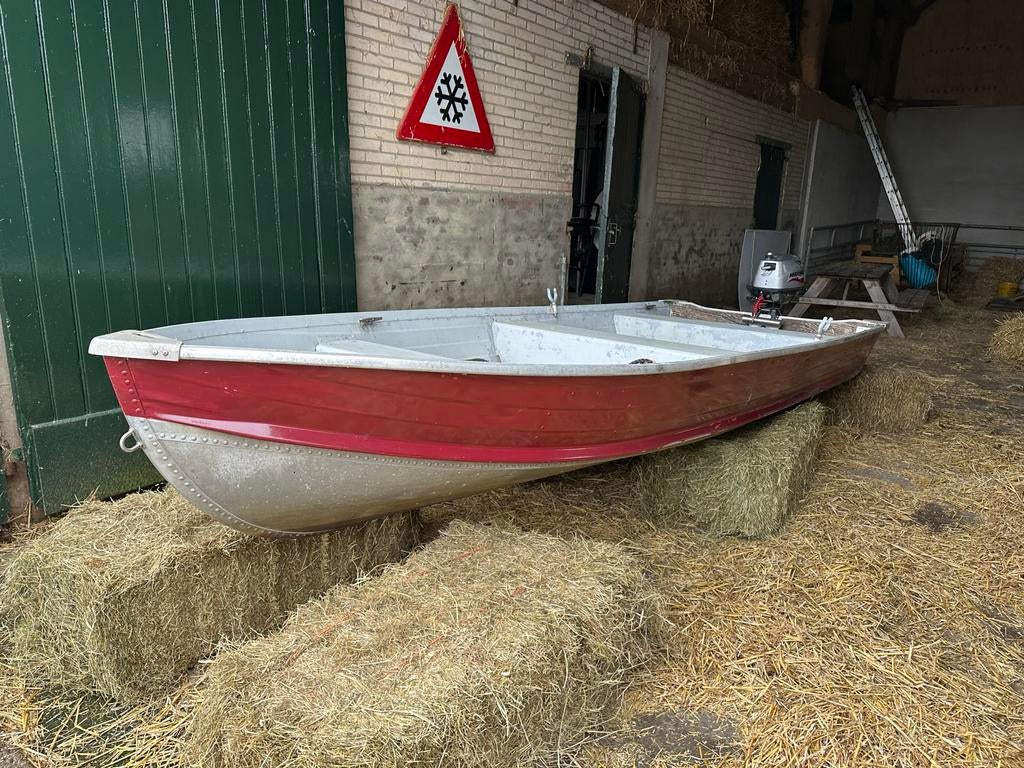 Quicksilver 410 met Mariner 6 pk 4-takt – Vaarklaar!, Watersport en Boten, Ophalen, Overige materialen, Gebruikt, Minder dan 10 pk