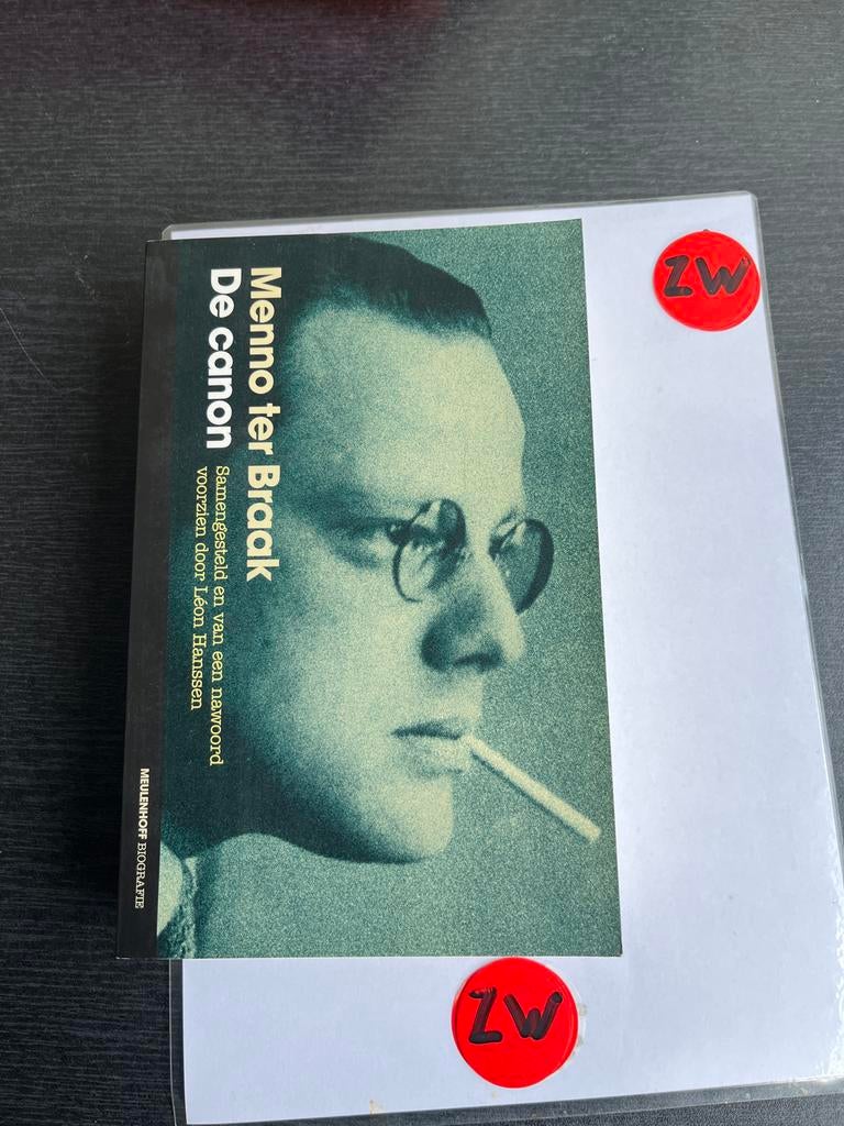 Menno ter Braak - De canon (Meulenhoff Biografie), Ophalen of Verzenden, Zo goed als nieuw, Overige