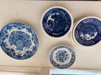 Borden: blauw divers, Ophalen, Zo goed als nieuw, Bord(en), Overige stijlen